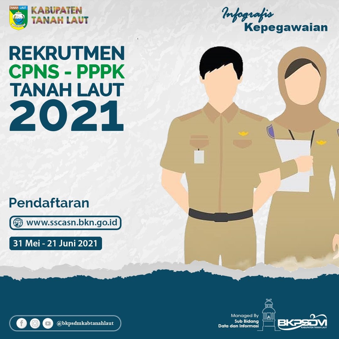 Rekrutmen CPNS dan PPPK Pemerintah Kabupaten Tanah Laut Tahun 2021